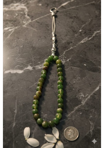 Yeşil Akik Tesbih