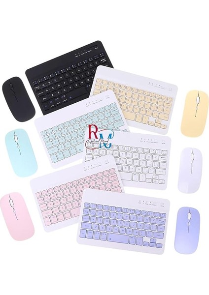 Galaxy Tab S9 Fe Plus 12.4 Inç Uyumlu Standlı Kılıf Dokunmatik Kalem ve Klavye Mouse 3lü Set Lavander indirimleri