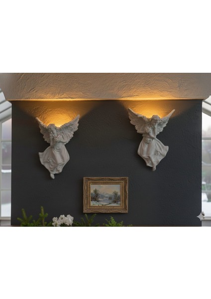 Aura Melek Duvar Apligi 2 Li Set fiyatları