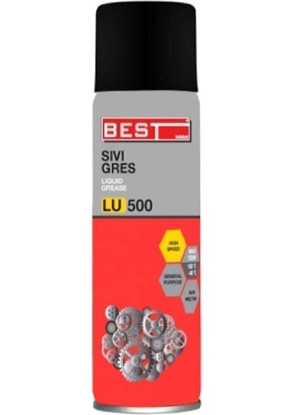 LU-500 500 ml Sıvı Sprey Gres Yağı