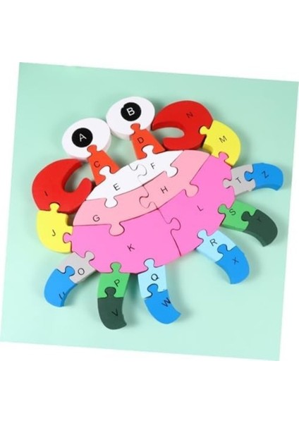 Renkli Ahşap Taşıma Oyuncakları Çocuklar Için Eğlenceli Bulmaca Seti