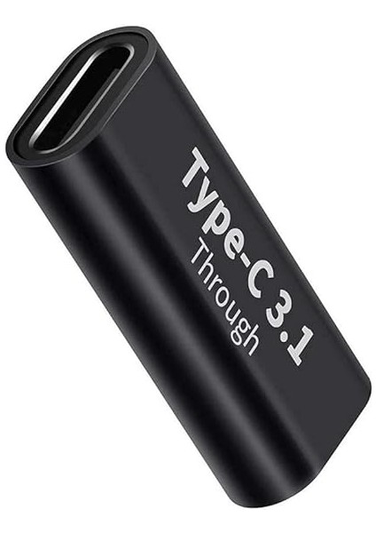 3352 Type C USB 3.1 Dişi Çevirici Dönüştürücü Adaptör Type C Dişi To Type C Disi 3.1 Yüksek Hızlı Veri Aktarım Desteği (10GBPS) Çift Yönlü Çalışma Alüminyum Alaşımlı Kaliteli Malzeme fiyatları