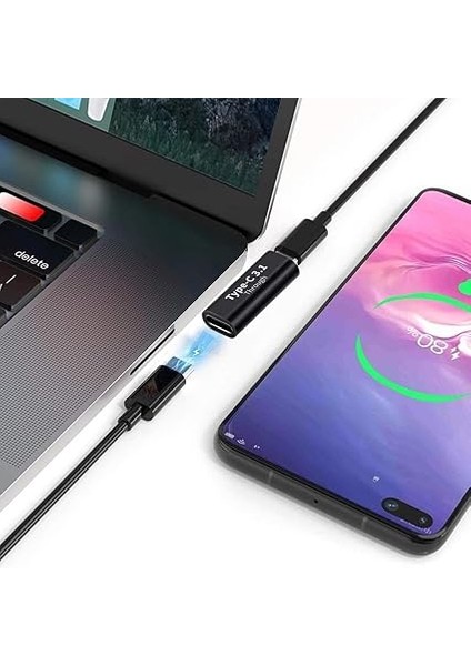 3352 Type C USB 3.1 Dişi Çevirici Dönüştürücü Adaptör Type C Dişi To Type C Disi 3.1 Yüksek Hızlı Veri Aktarım Desteği (10GBPS) Çift Yönlü Çalışma Alüminyum Alaşımlı Kaliteli Malzeme modelleri
