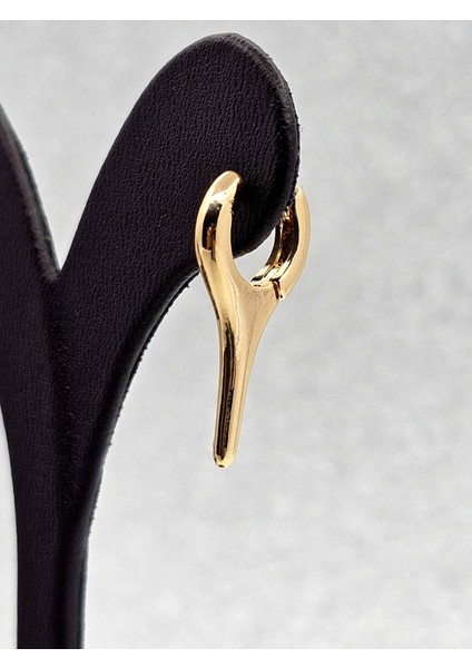 Xuping Ikon Model Gold Renk Çelik Küpe