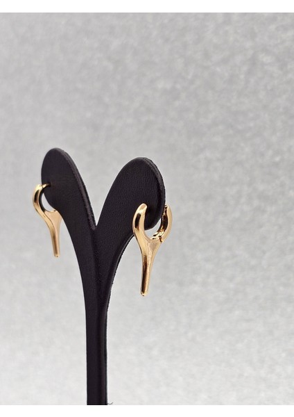 Xuping Ikon Model Gold Renk Çelik Küpe fiyatları