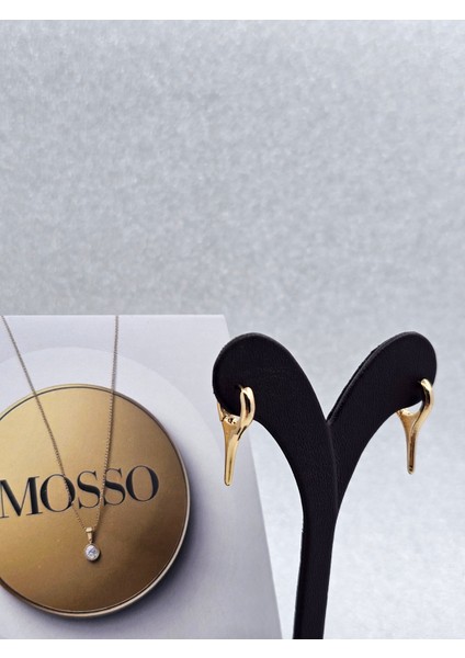 Xuping Ikon Model Gold Renk Çelik Küpe