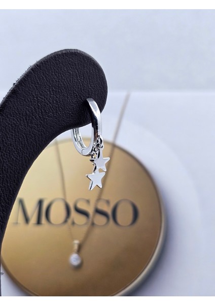 Xuping Yıldız Model Gümüş Renk Çelik Küpe modelleri