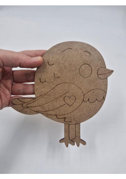 10 Adet Renkli Kuş Ahşap Boyama Seti, Okul Diy, Sanat ve Aktivite 15X14 cm fiyatları