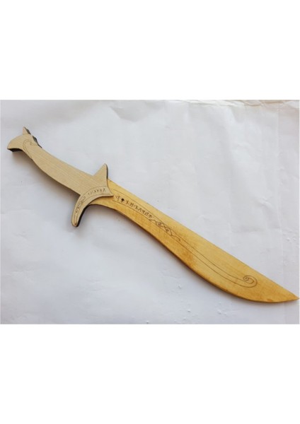 Beyaz Ahşap Çocuk Kılıcı, Güvenli ve Eğlenceli Oyun Arkadaşı