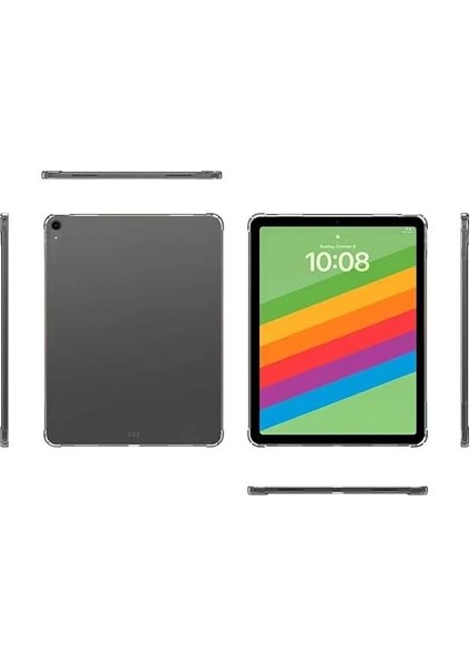 iPad Air 13 2025 M3 Kılıf Silikon Şeffaf Darbe Korumalı Kapak Ntro Kapak Şeffaf fiyatları