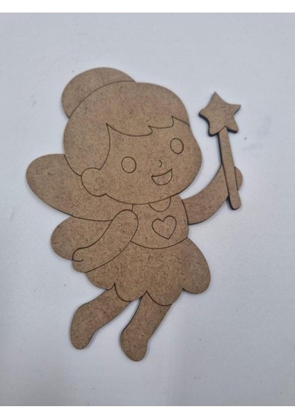 Sevimli Peri Kızı Ahşap Boyama Seti, Okul ve Etkinlikler Için, 15X13 Cm, 10 Adet fiyatları