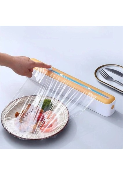 Streç Film Kesme Aparatı Streç Film Kesici Folyo Kesme Vantuzlu Streç Film Kesi