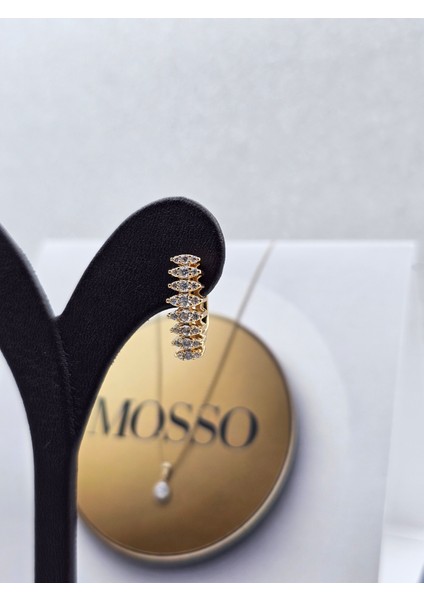 Xuping Pırlanta Model Rosegold Çelik Küpe fırsatları