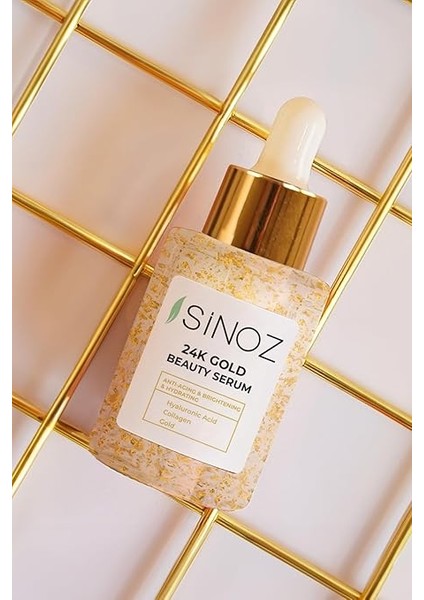 24K Altın Parçacıklı Hyaluronik Asit Içeren Kırışıklık Karşıtı Kolajen Cilt Bakım Serum 30 ml fiyatları