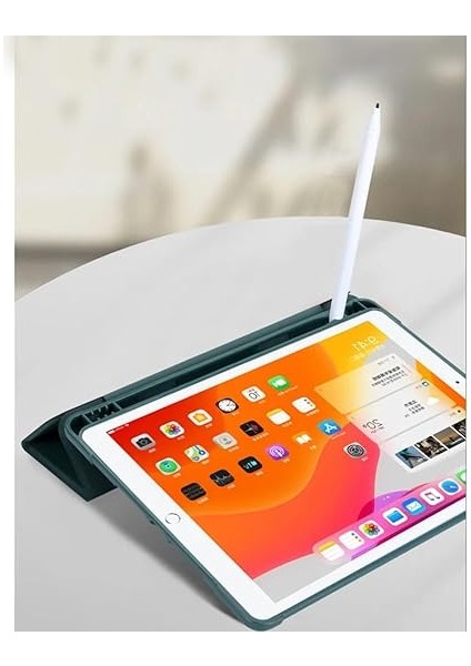 iPad Pro 12.9 ile Uyumlu (2018) 3.nesil Kılıf Kalem Koyma Bölmeli Uyku Modlu Suni Deri,silikon Attravtive Smart Cover fiyatları