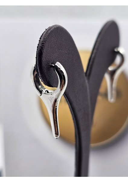 Xuping Ikon Model Gümüş Renk Çelik Küpe modelleri