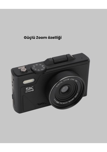 5k UHD Dijital Kamera 75MP Sensör 18X Zoom Stabilizasyonlu modelleri