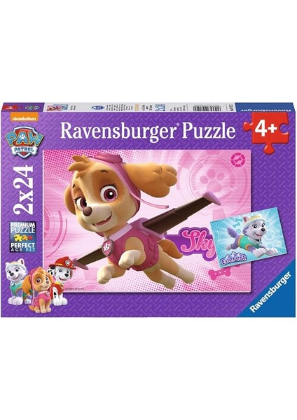 Puzzle 2X24 Paw Patrol Renkli 3+