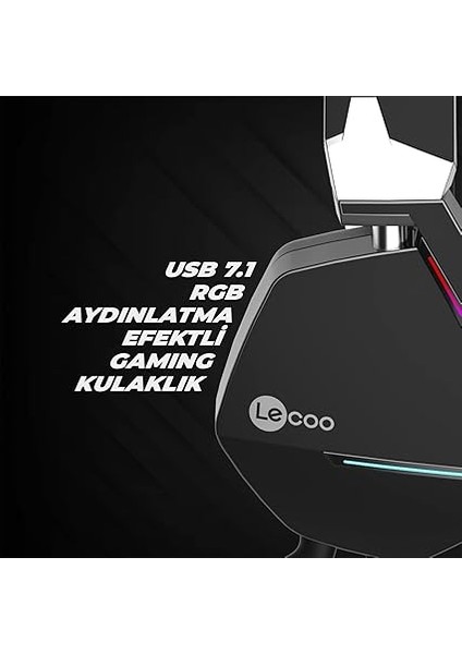 HT402 USB Kablolu Surround 7.1 Rgb LED Aydınlatmalı Çıkartılabilir Mikrofonlu Kulak Üstü Gaming Kulaklık Siyah modelleri