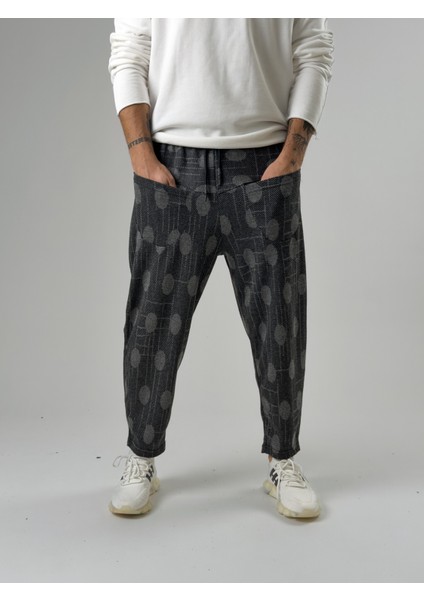 Ön Cep Detaylı Erkek Desenli Baget Pantolon COC2580 modelleri