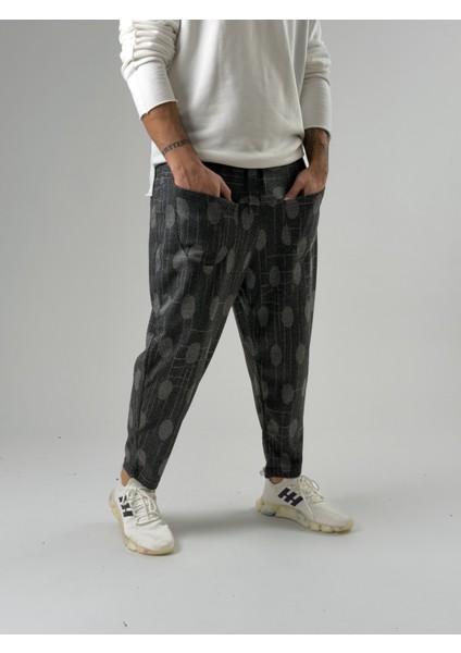 Ön Cep Detaylı Erkek Desenli Baget Pantolon COC2580 fırsatları