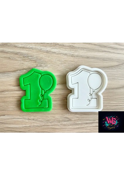 1 Yaş Doğum Günü Kurabiye Kalıbı ve Şeker Hamuru Şekillendirici fiyatları
