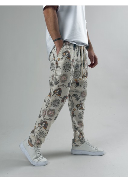 Desenli Baget Pantolon COC2584 indirimleri