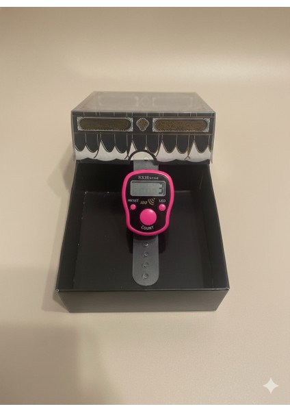 Hediyelik (Mevlid Çeyizlik Hac Umre) Sesli LED Işıklı Kutulu Zikirmatik - 30 Adet