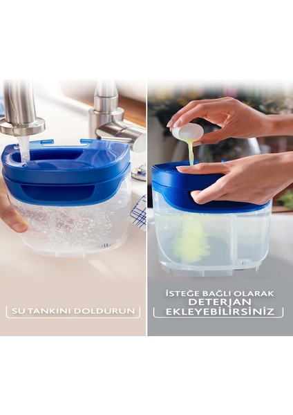 H2PRO %100 Kirli ve Temiz Suyu Ayıran Temizlik Seti ve 2 Paket Yedek Mikrofber Mop indirimleri