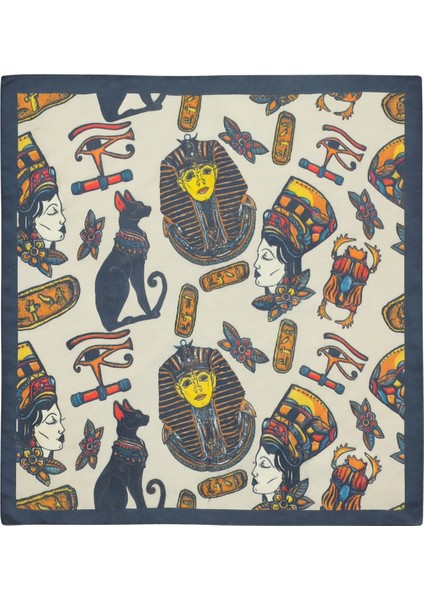 Antik Mısır Desenli Kadın Fular fiyatları