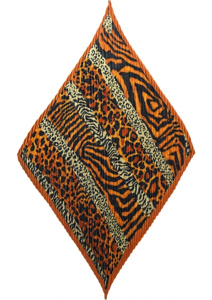 Leopar ve Kaplan Desenli Piliseli Kadın Fular fiyatları