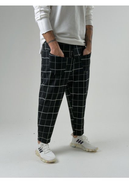 Ön Cep Detaylı Desenli Erkek Baget Pantolon COC2601 modelleri