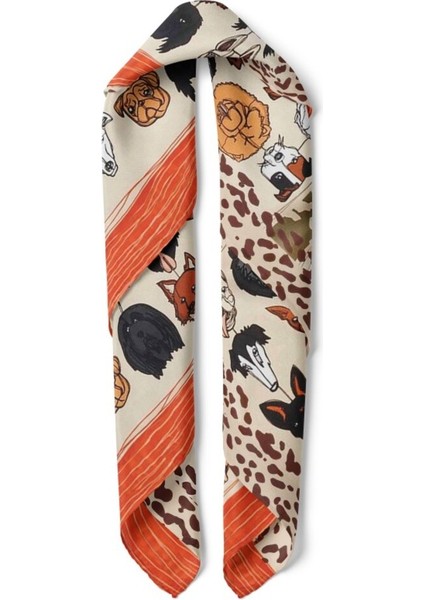 Köpek Desenli Fular fiyatları