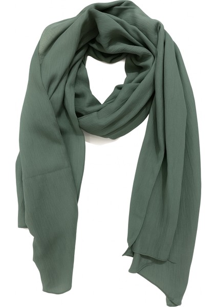 Dokulu Şık Yeşil Şal