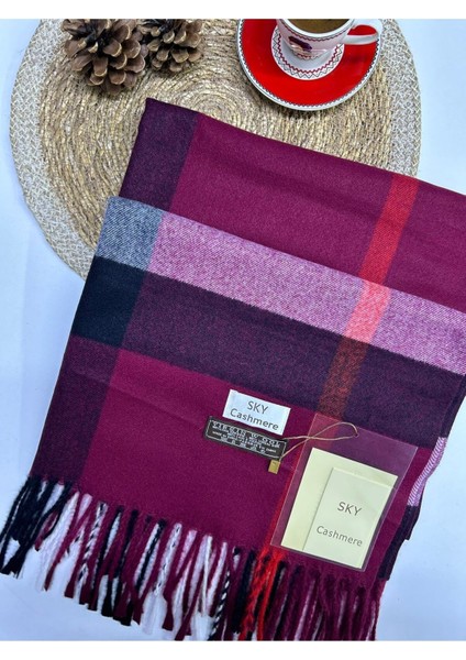 % 100 Yün Kaşmir Omuz Şal