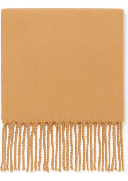 Kadın Camel Püsküllü Soft Dokulu Klasik Şal fiyatları