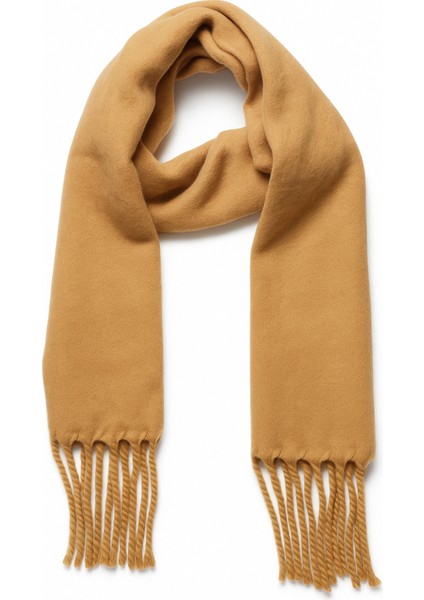 Kadın Camel Püsküllü Soft Dokulu Klasik Şal modelleri