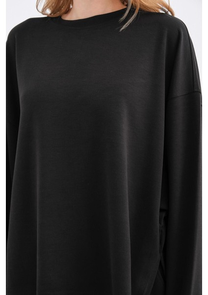 Siyah Kadın Yumuşak Dokulu Premium Modal Kumaş Alt-Üst Takım indirimleri