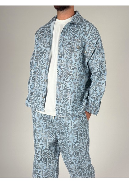 Kare Desenli Gabardin Erkek Takım COC2594 fiyatları