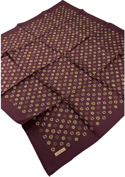 Nostalji Serisi Twill Ipek Eşarp 7926D-11