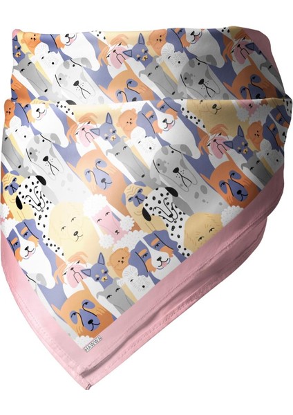 Köpek Desenli Bandana Fular modelleri