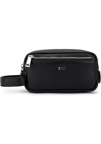 Erkek Hakiki Deri Siyah Floter El Çantası 1012 2020 Erk Cnt SK25-26 Sıyah Fltr