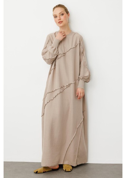 Parcha - Dikiş Ipekçe Doku Ribanalı Özel Elbise Kap-R-Taş fırsatları