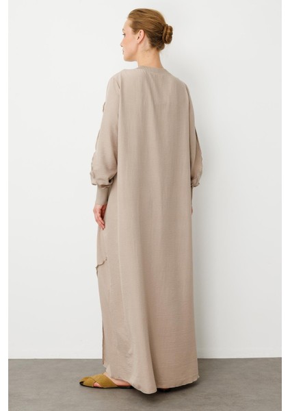 Parcha - Dikiş Ipekçe Doku Ribanalı Özel Elbise Kap-R-Taş indirimleri