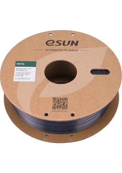 Petg Filament Gri 1,75MM 1kg - Urhanshop Gönderimli modelleri