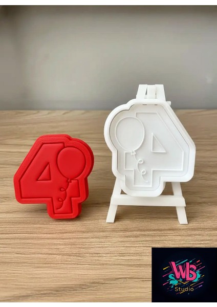 4 Yaş Doğum Günü Kurabiye Kalıbı ve Şeker Hamuru Şekillendirici fiyatları