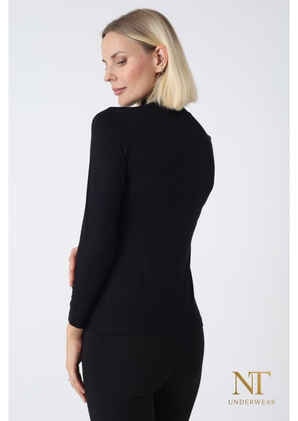 Kadın Bambu Balıkçı Yaka Uzun Kol Body – Hafif, Rahat ve Şık fırsatları