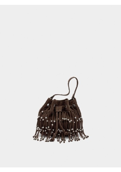 Püsküllü ve Boncuklu Parti Çantası fiyatları