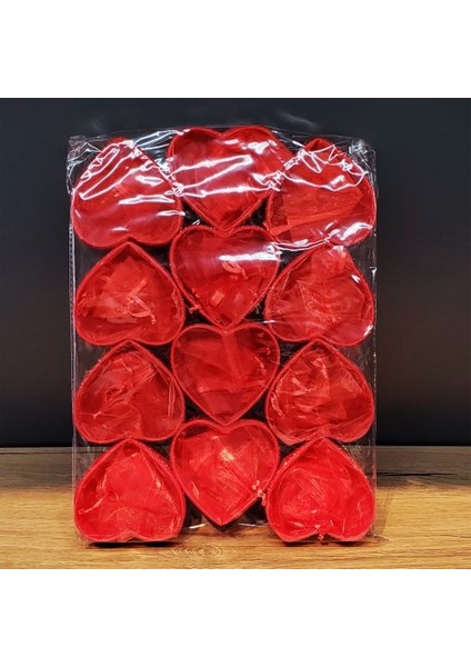 Kırmızı Kalpli Tül Kese fiyatları