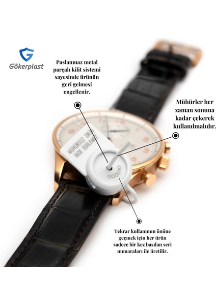 GP570 Gözlük, Takı ve Aksesuar Güvenlik Mührü / 500 Adet indirimleri